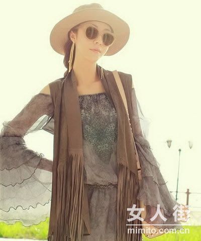 民族风印花正当红 打造清爽气质女